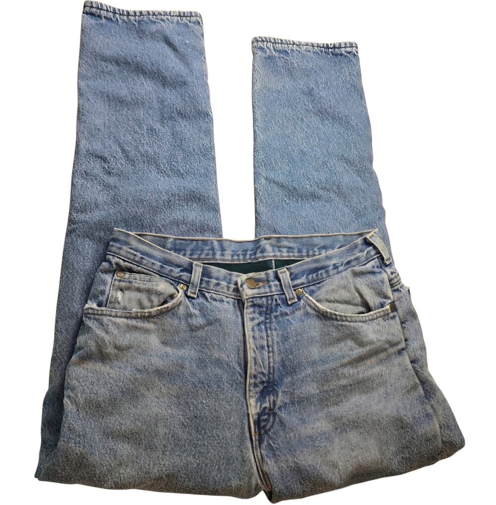 Vintage L.L. Bean Double L Flannel Lined Jeans Approx Size Womens 12-14